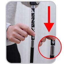 Aluminum Collapsible Ultralight Travel Trekking Hiking Pole for Men and Women