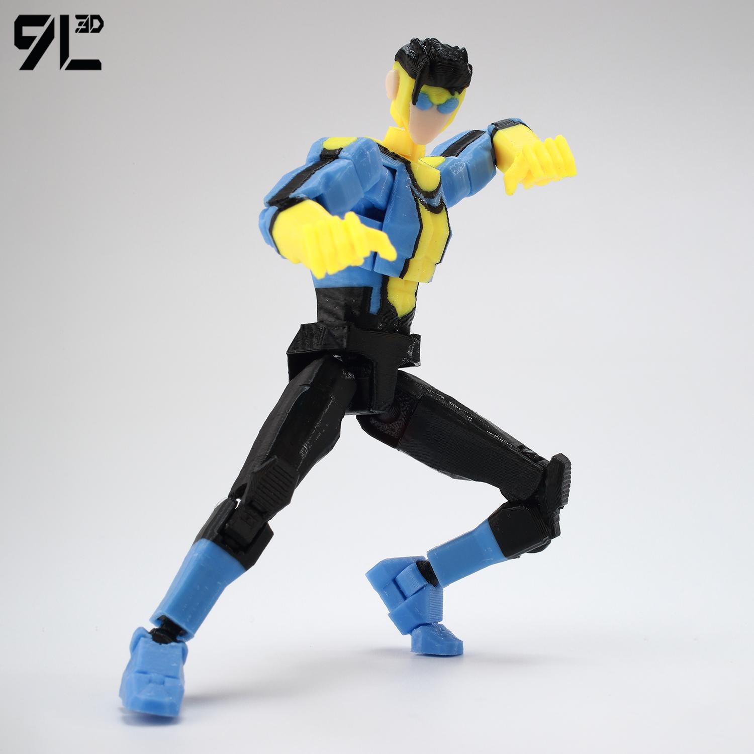 9L3D Printed NEWInvincibles Tech Jacker Titan13 Lucky13 Action Figure Dummy13 Motorcycle Multi-Jointed Collectible Model Toy T13 9L3D Printed NEWInvincibles Tech Jacker Titan13 Lucky13 Action Figure Dummy13 Motorcycle Multi-Jointed Collectible Model Toy T13