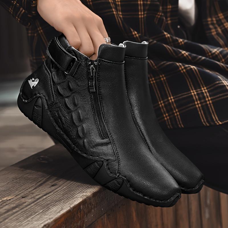 Trendy Plus Size Fashionable Outdoor Anti-Slip Warm And Comfortable Casual Business Handmade Bean Driving Men'S Shoes Men'S Slip-On
