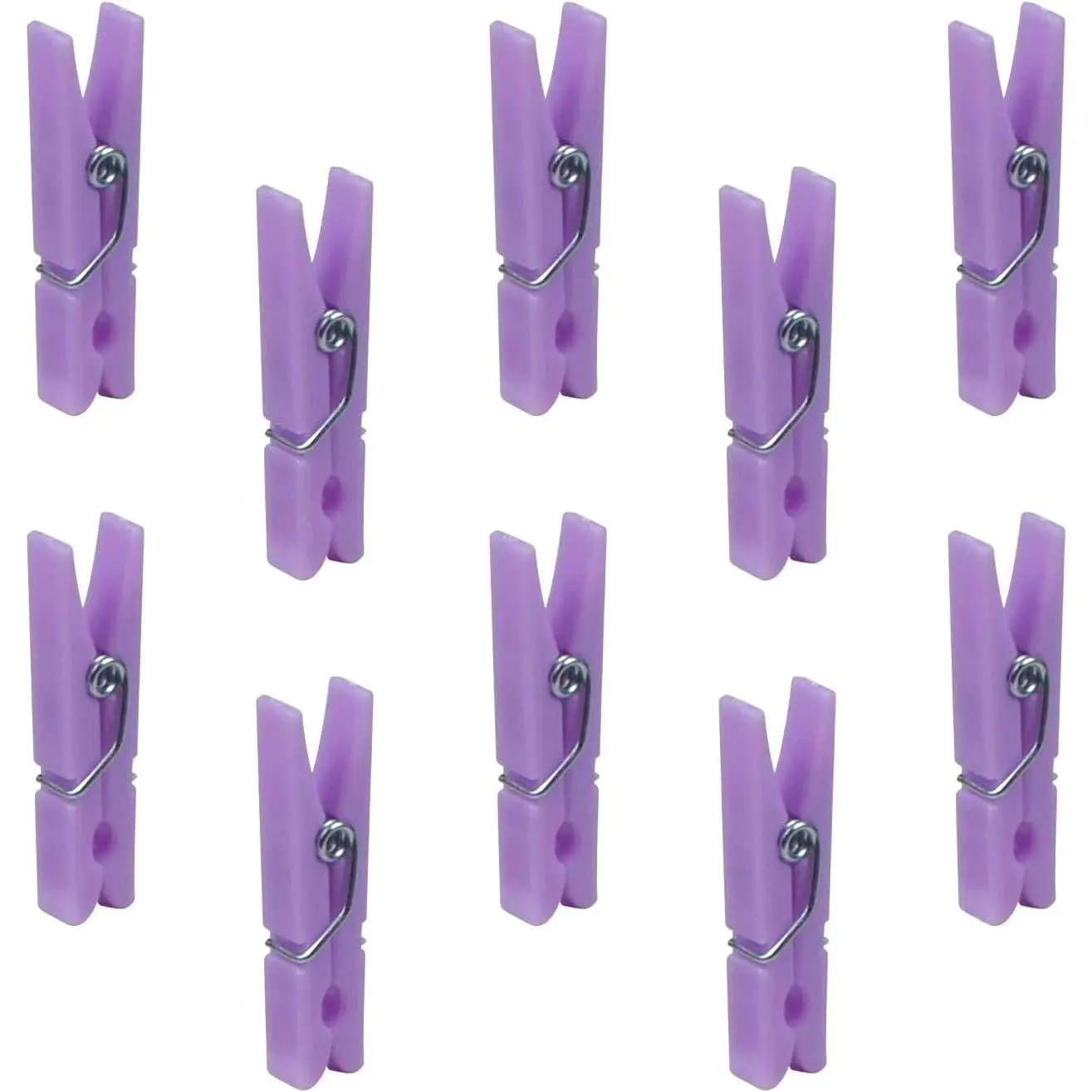 20 count Mini Clothes Pins - 1.37 Inch Plastic Clothespins for  Shower , Party Decorations, Photo Clips & DIY Crafts ()