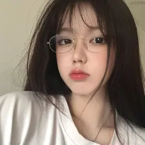 Oval Frame Glasses |   Lightweight Retro Clear Lens Eyewear Slim Small Frame Stylish Vintage Eyeglasses for Women Daily Casual Wear