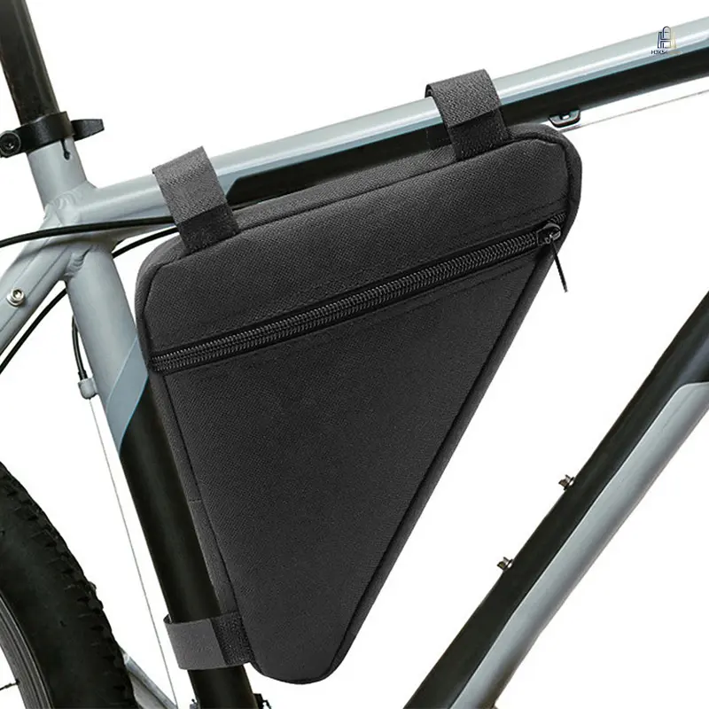 Bike Triangle Frame Bag Waterproof Cycling Top Tube Bag Large Capacity Front Mount Storage Pouch Portable Road Bike Accessory for Outdoor Riding Commute Travel