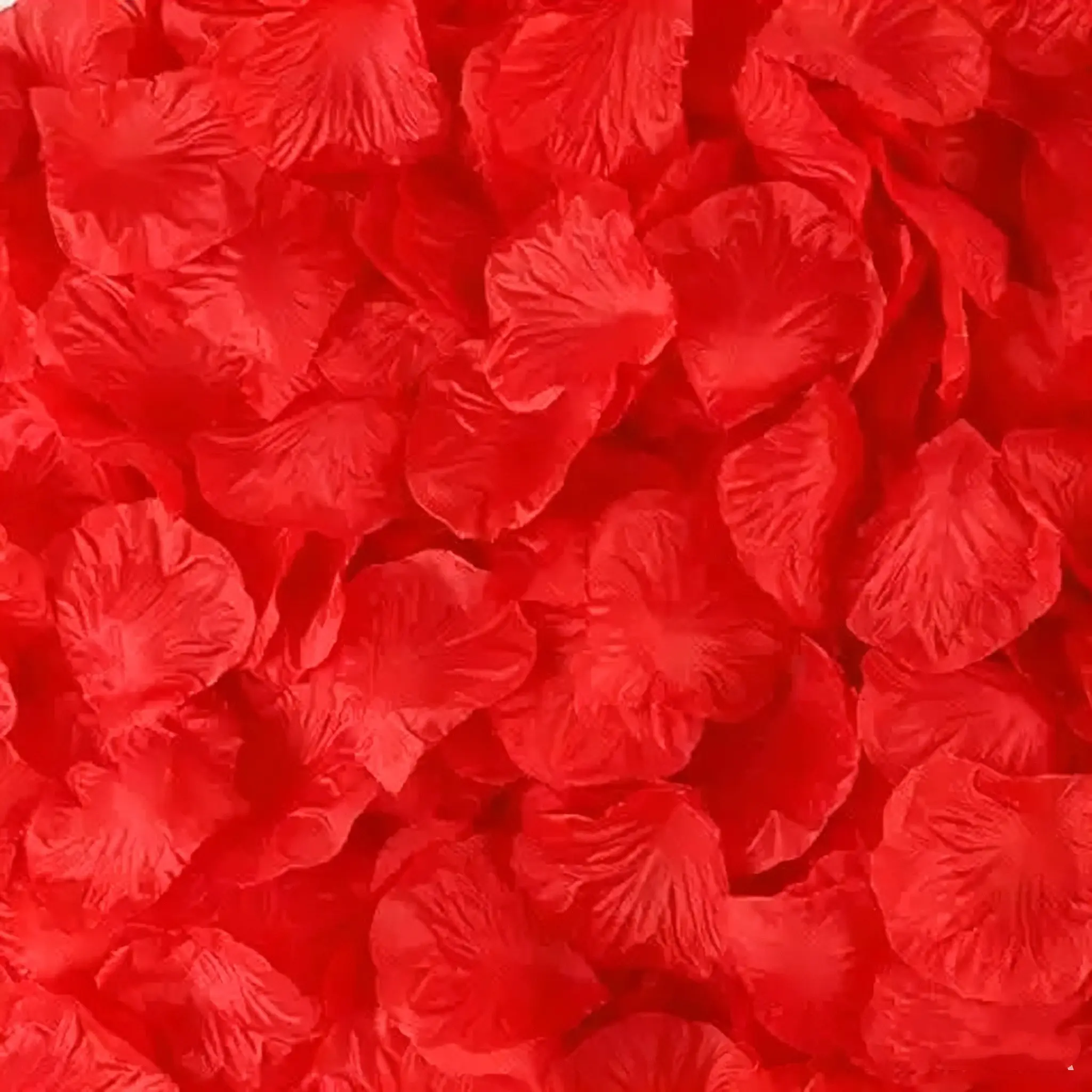 2000 Pcs Artificial Fake Rose Petals,Flower Petals for Romantic Night, Engagement, Party, Wedding, Event Flower Decoration(Red)