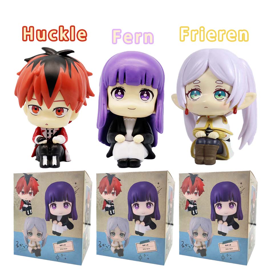 New Frieren Beyond Journey's End Anime Girl Figure Sousou no Frieren Action Figure Fern/Frieren/Huckle Figurine Model Doll Toys