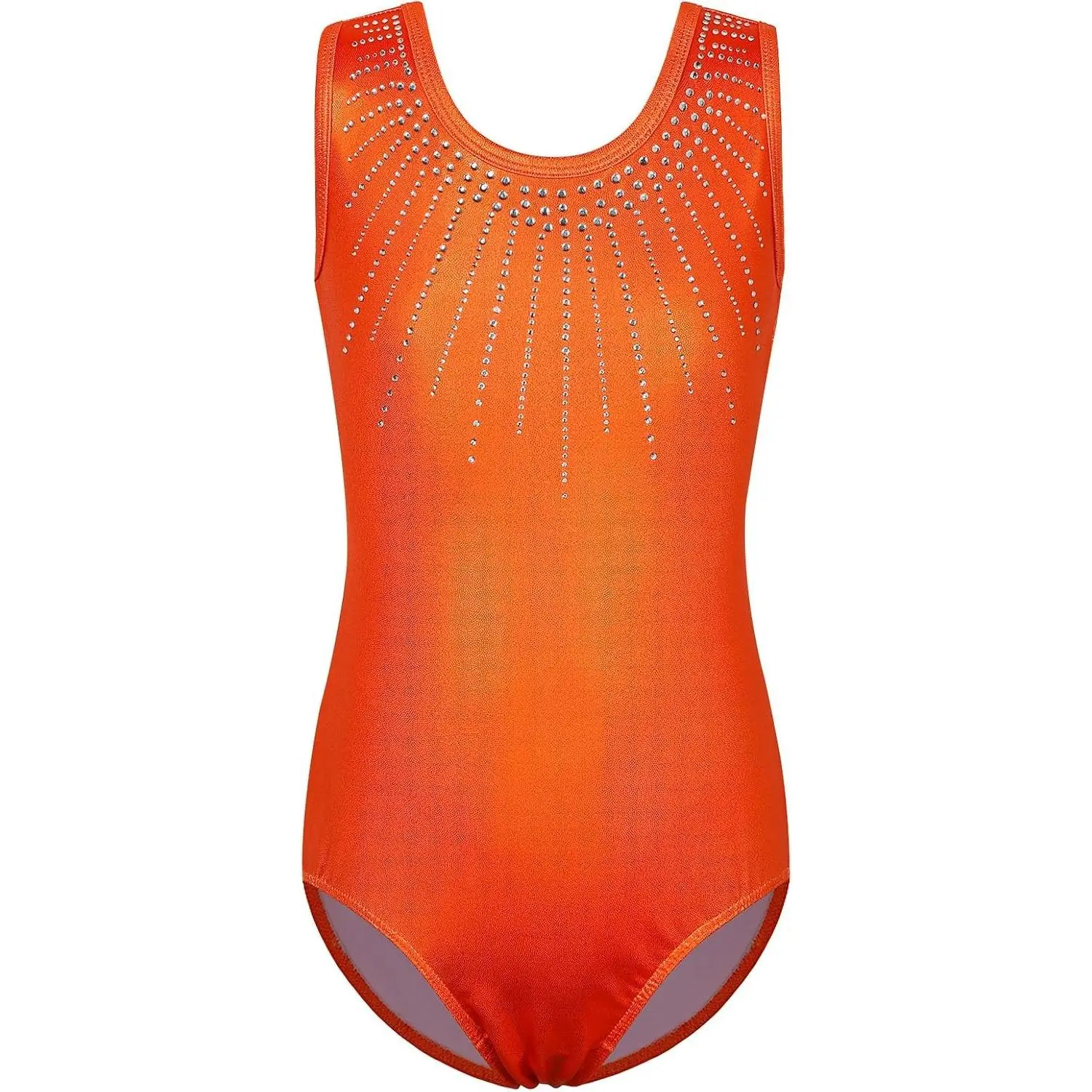 Gymnastics Leotards for Girls Shiny Jewels Kids Athletic Apperal Dance Outfit