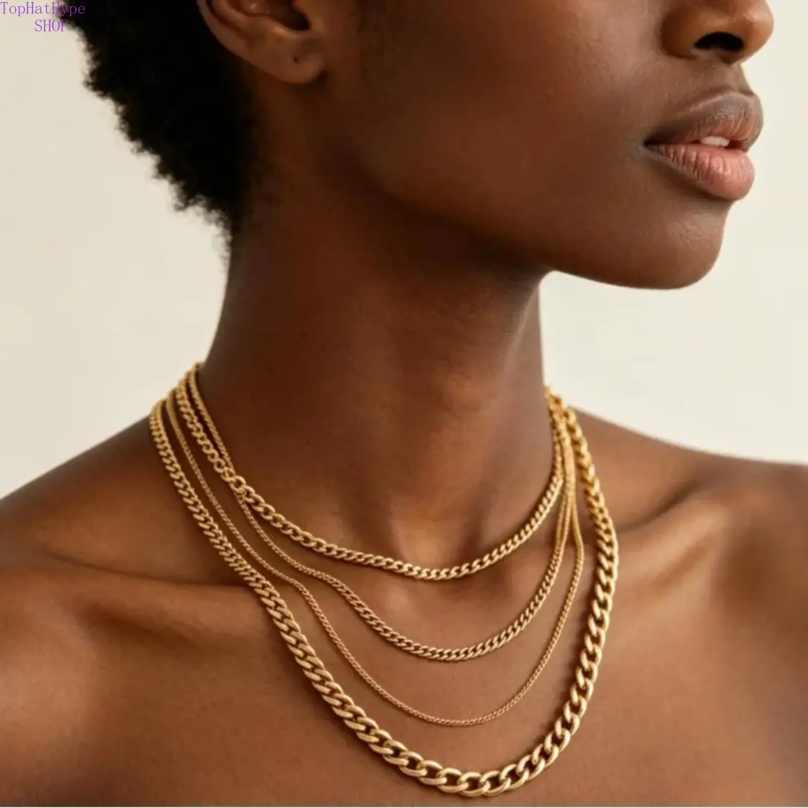 Unisex Stainless Steel Minimalist Twist Chain & Link Initial Necklace - Elegant Long Design, Fine Craftsmanship, Bell Accent, Durable Rhinestone-Free Jewelry for School Bestie (Anniversary Gift), Picnics Accessory, Bells