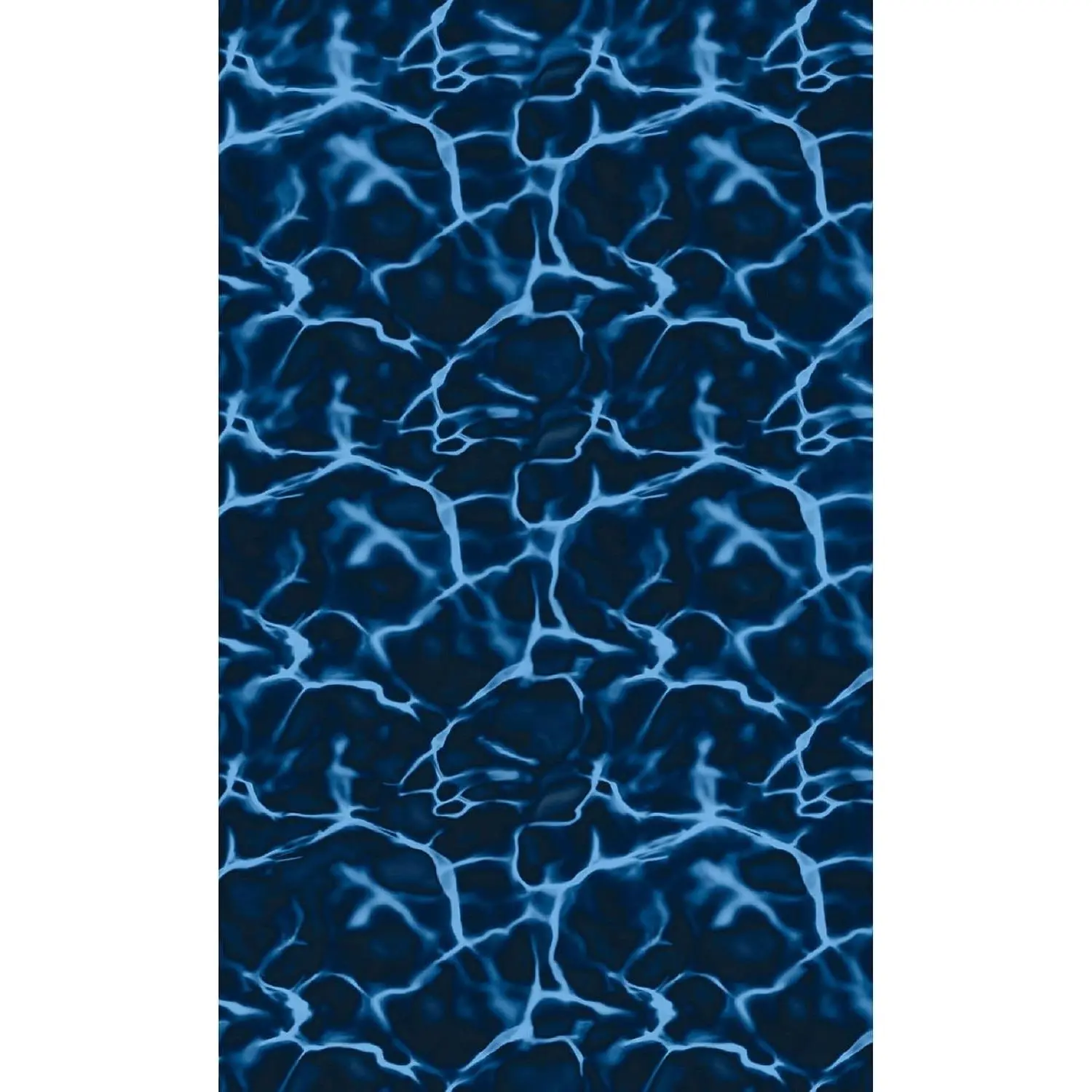 Evening Bay Overlap 8 ft Round Pool Liner for Above-Ground Steel Wall Pools Weather Resistant Standard Gauge Vinyl with Welded Seams Dark Blue Fits 48/54-In Depth Walls