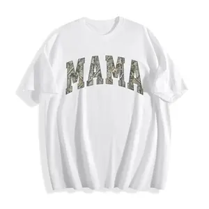[100% Cotton]Camo Mama Dad Shirt, Comfort Colors, Matching Mom & Dad TShirts, Pregnancy Announcement, Mother's Day Gift for Mom, Dad Gift, Christmas Gift  Printed Lightweight 180gsm T-shirt Casual Fabric
