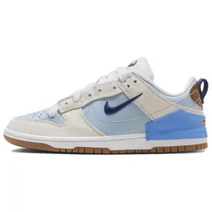 Nike Dunk Disrupt 2 Low Women's Casual Sneakers in Beige and Blue Verifiable, with credentials and supporting global authentication