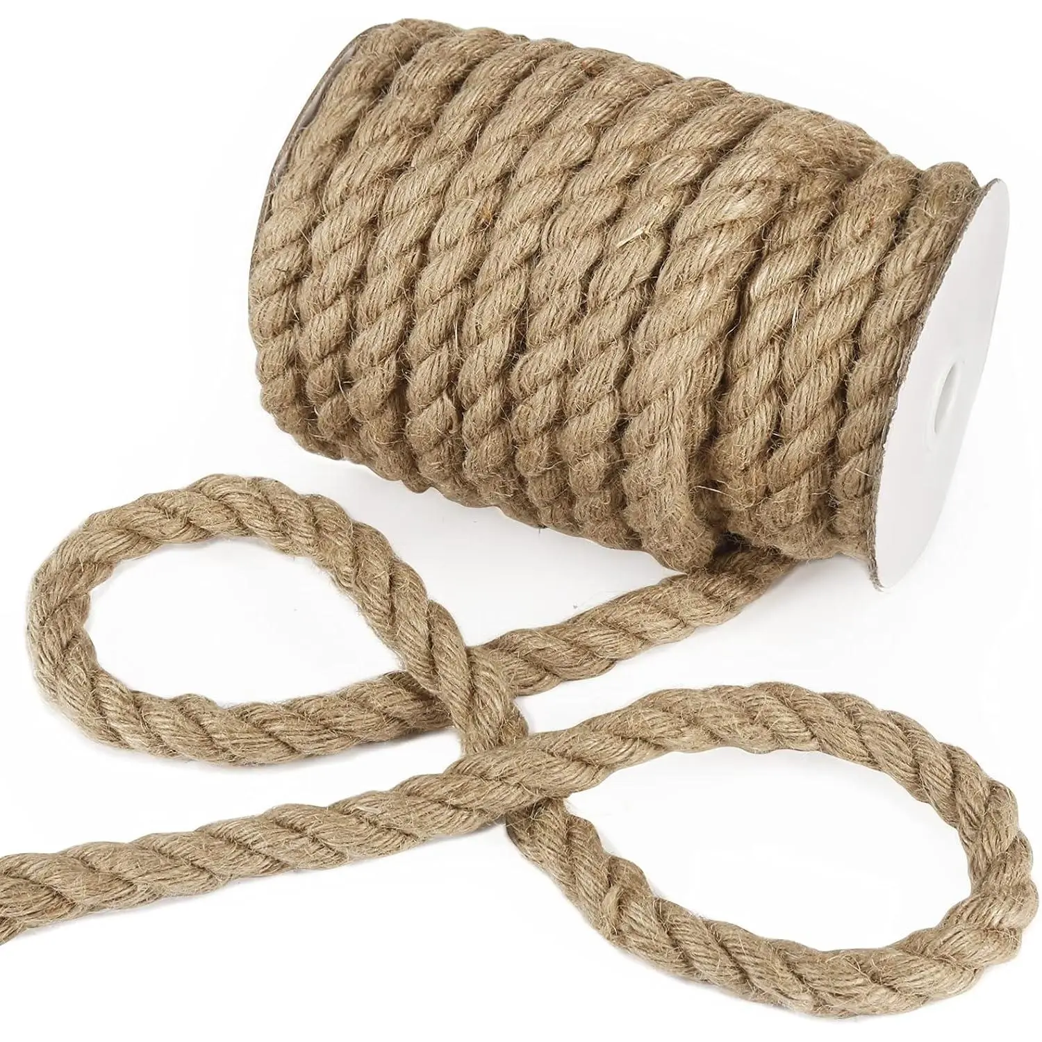 6mm Jute Rope, 33   Craft Rope Thick Twine