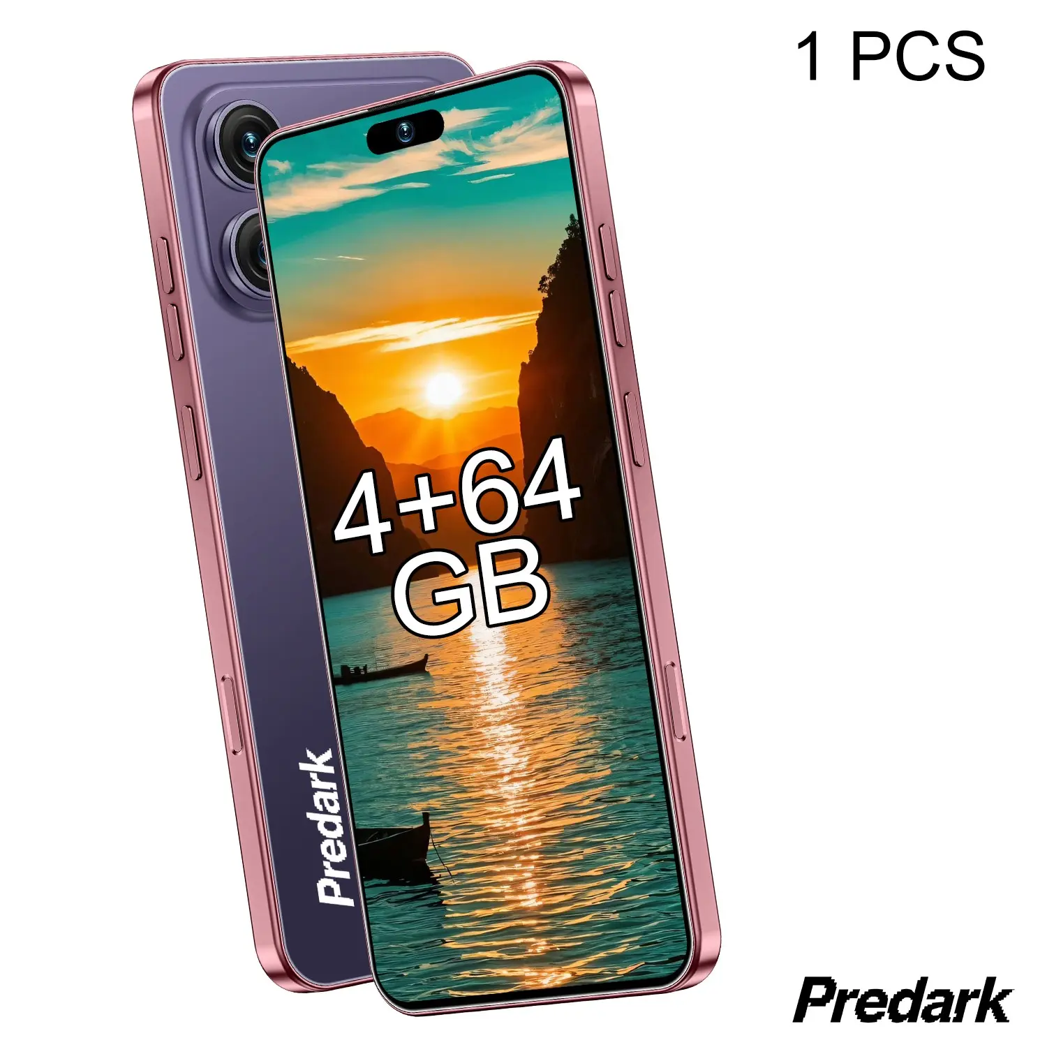 Predark 6.93 Inch Large Screen Phone, 4100mah Long Battery, 4+64GB Expandable, 13mp Dual Camera, Octa-Core Processor, Android 10, 4g Dual Sim