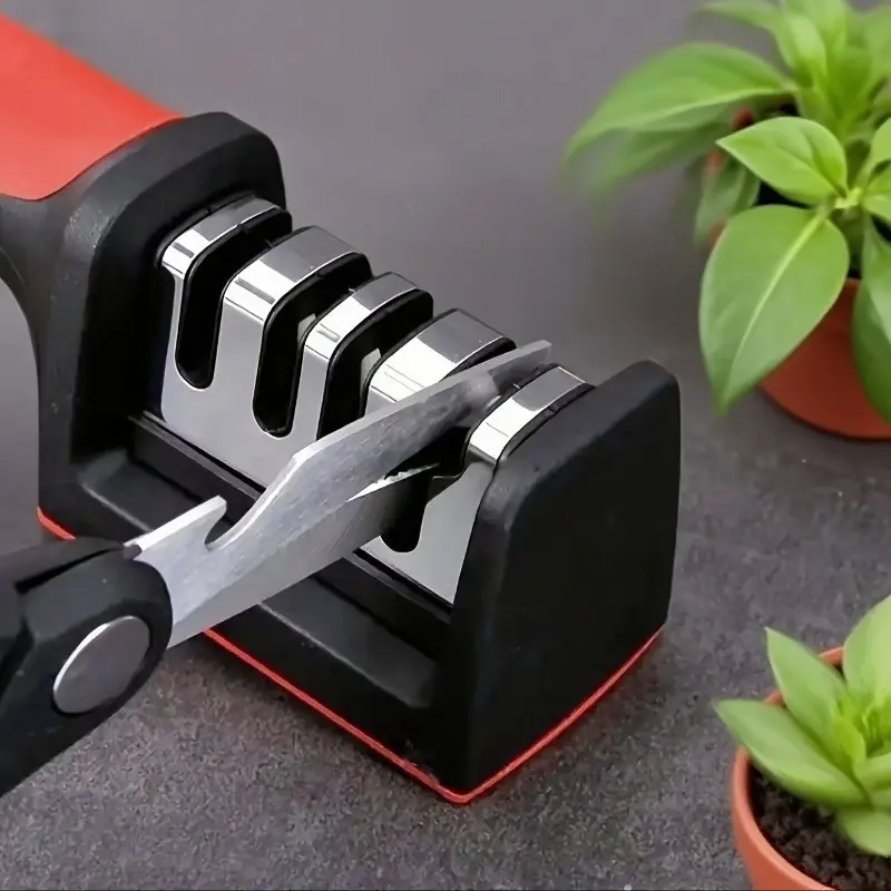 Professional Multi-Functional Tungsten Carbide Sharpening Stone, Ideal for Kitchen Knives, Scissors, Perfect Gift for Holidays