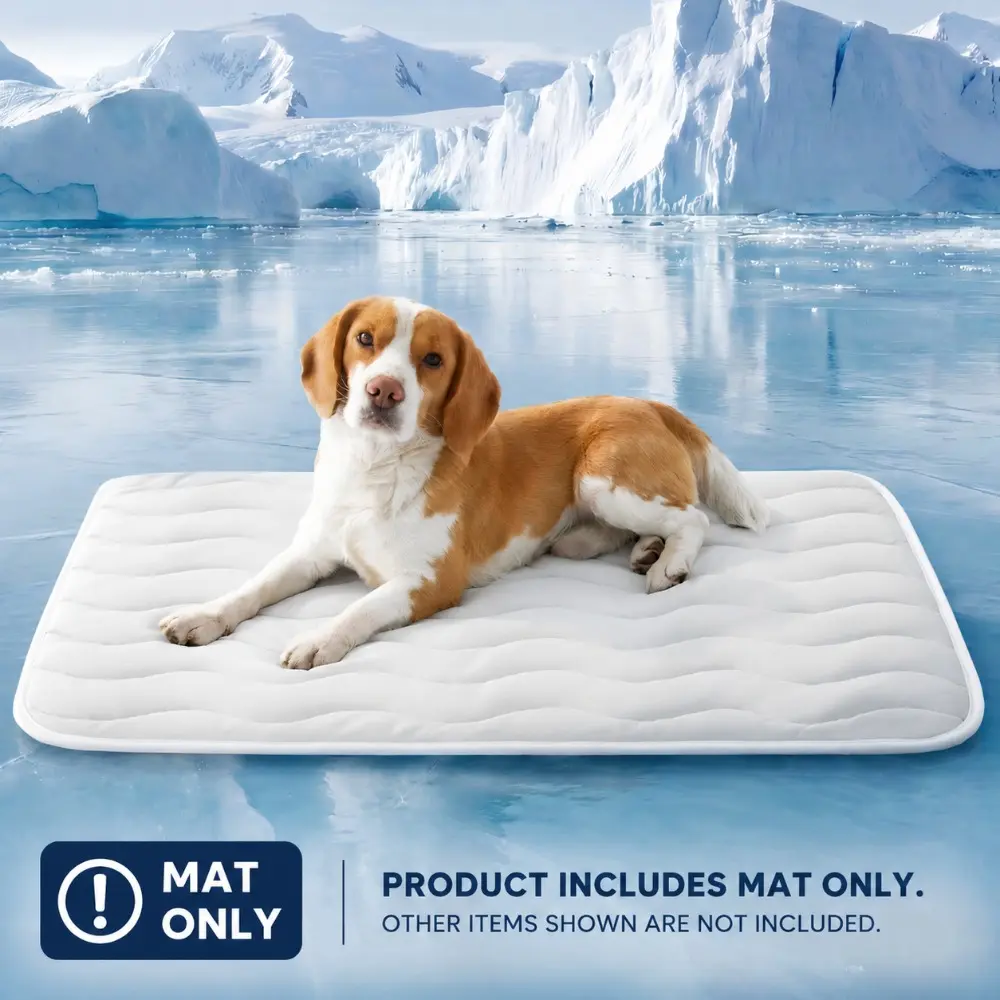 Washable Pet Bed Mat for Dogs & Cats, All-Season Cooling Sleeping Pad, Soft Pet Cushion, Summer Cooling Mat