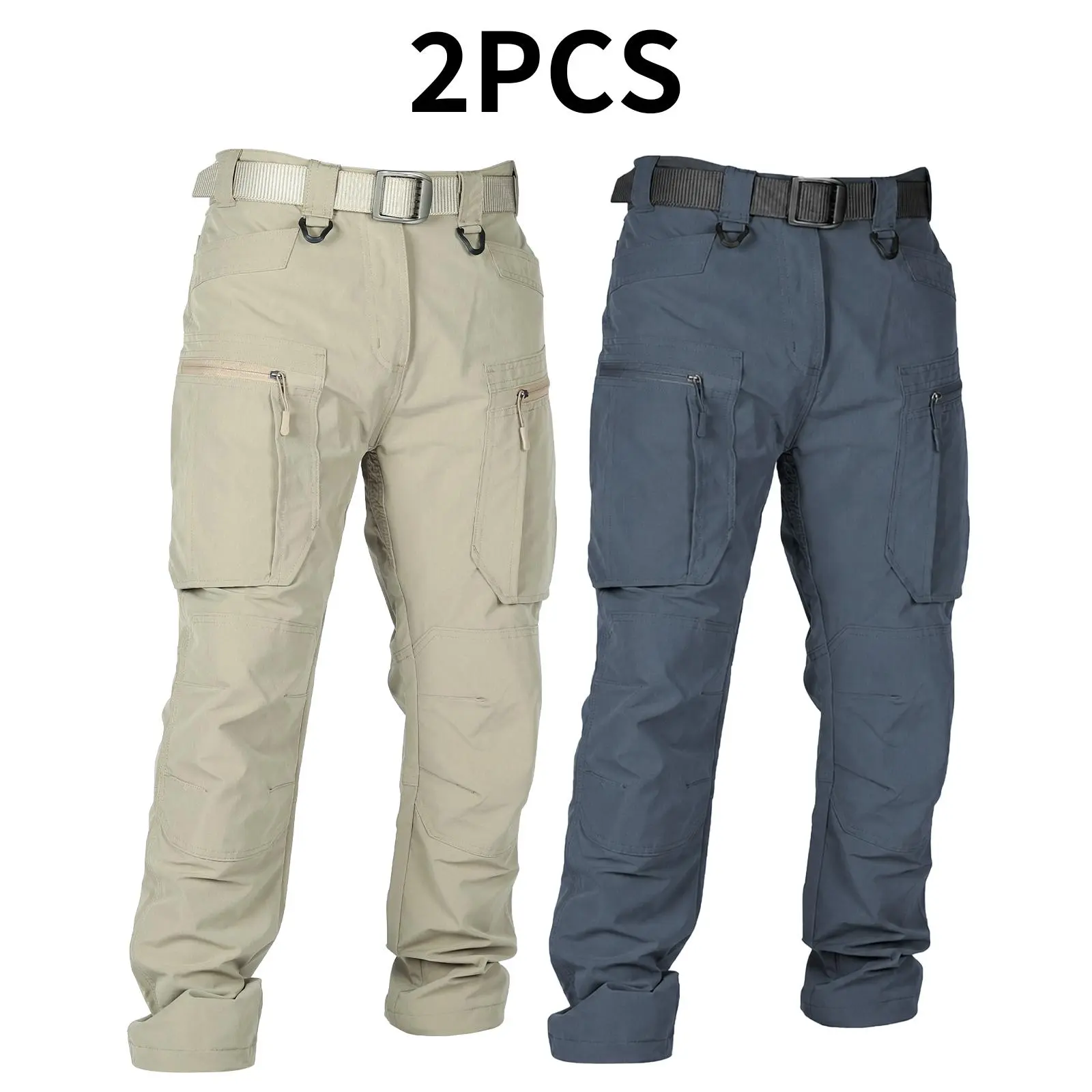 Khaki + Grey