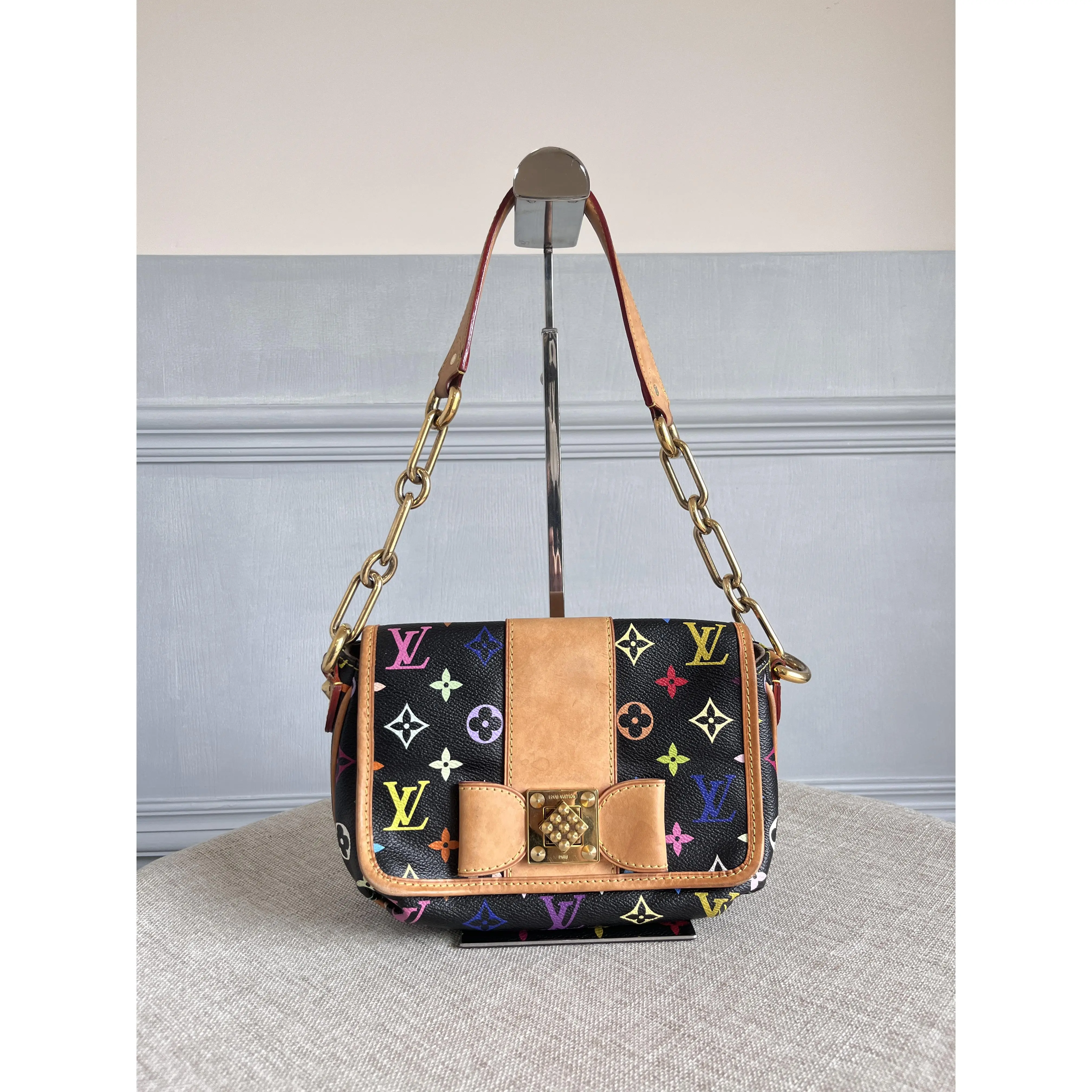 Pre-owned Louis Vuitton Monogram Multicolor Patti Bag