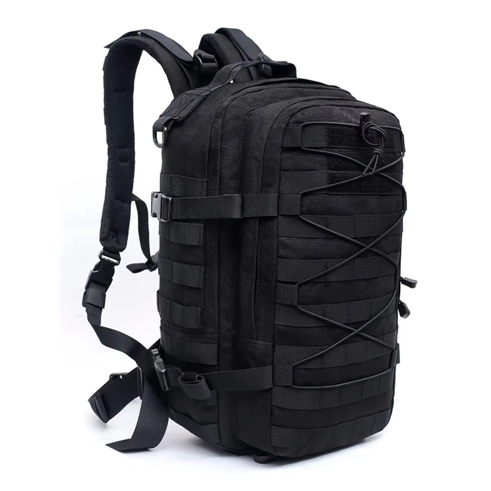 Tactical Assault Backpack for Men, Large Capacity 3p Attack Rucksack, Travel Bag for Hunting, Hiking, Camping, Outdoor Activities, Nylon Backpack