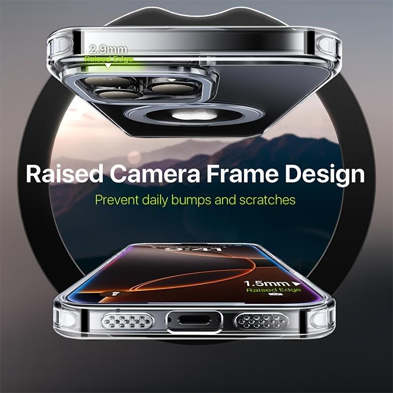 Magnetic Kickstand Phone Case Compatible with iPhone 17 Pro and iPhone 16Promax 15pro 14 13 Pro Max, with 360 ° Rotating Stand Holder, Magnetic Adsorption and Shockproof Prot