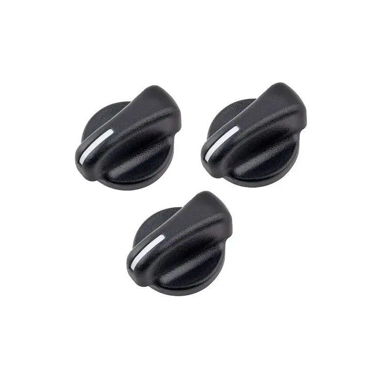FridayParts 3-Piece A/C Heater Control Knob Set, 5011218AC Replacement Part for Jeep Wrangler, Dodge Ram Van 1500, 2500, 3500, Set Of Three