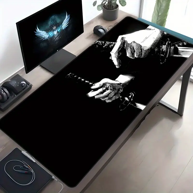 EXTRALARGE WITH LOCKING DESIGN SUITABLE FOR AND USE AVAILABLE IN VARIOUS SIZES ENHANCES COMFORTFEATURES A HIGHDENSITY BASE STABLE AND WITH A FINE AND SMOOTH SURFACE FOR PREC GAMING MOUSE PAD LARGE MOUSE PAD DESK MAT NON-SLIP WASHABLE STYLISH SOFT ULT