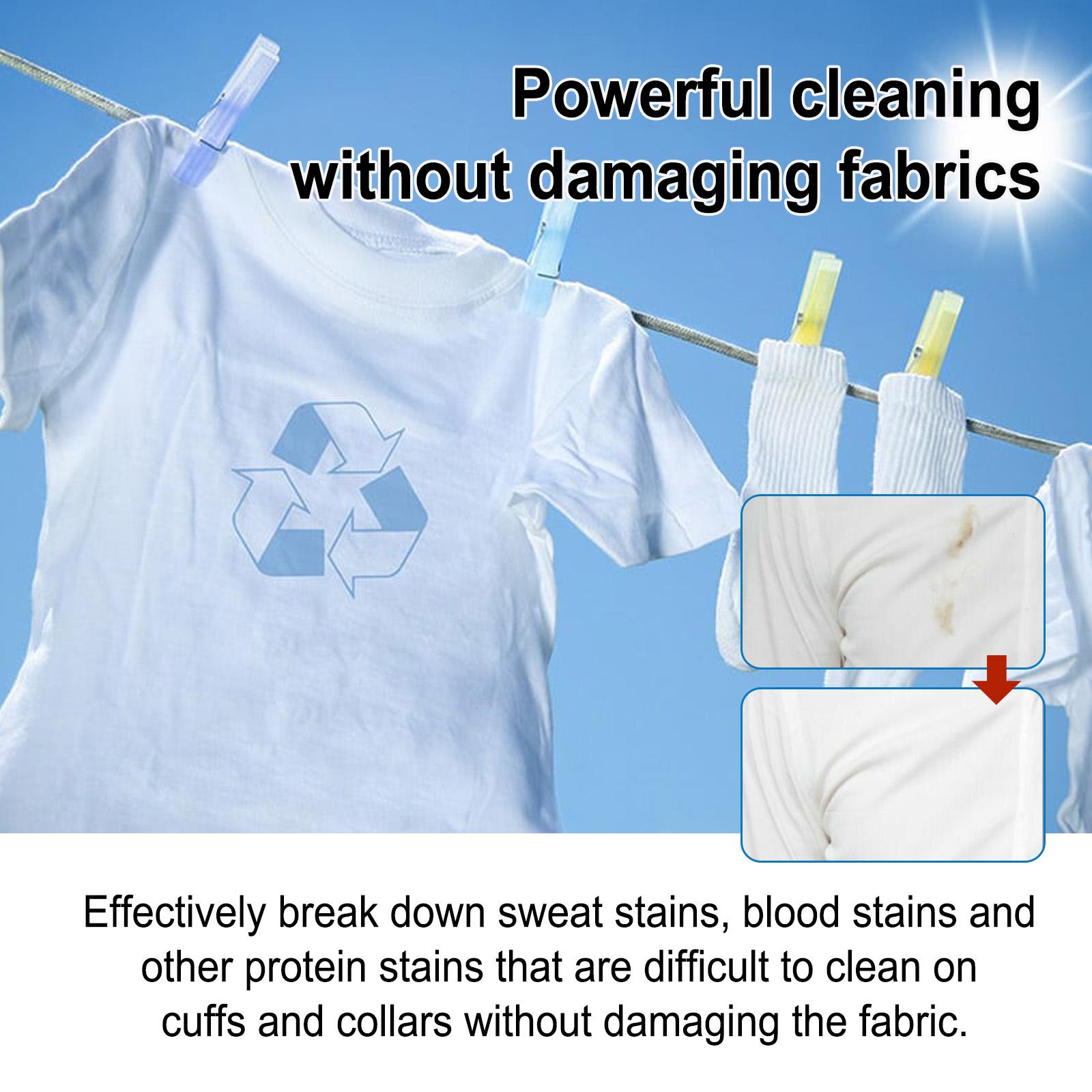 Jue Fish Active Enzyme Laundry Cleaner, Deep Cleansing Clothing Removes Stubborn Stains Gently And Does Not Irritate