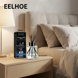 EELHOE Mosquito Repellent Fragrance 100ml, Fresh Scent Reed Diffuser for Car Odor Care and Daily Use