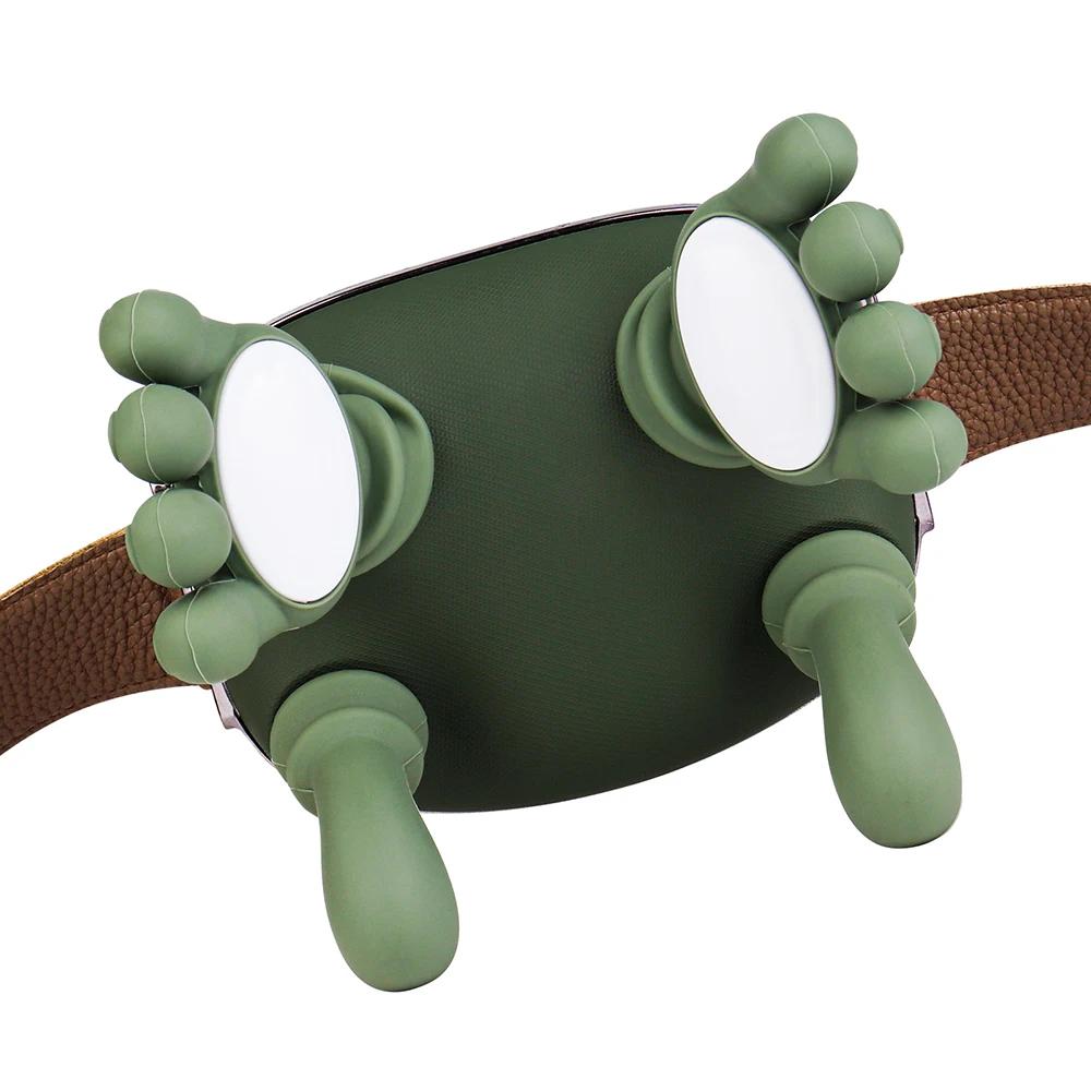 NEW Neck and shoulder massager, simulating human hand green color, wireless electric finger pressure 4D kneading massage