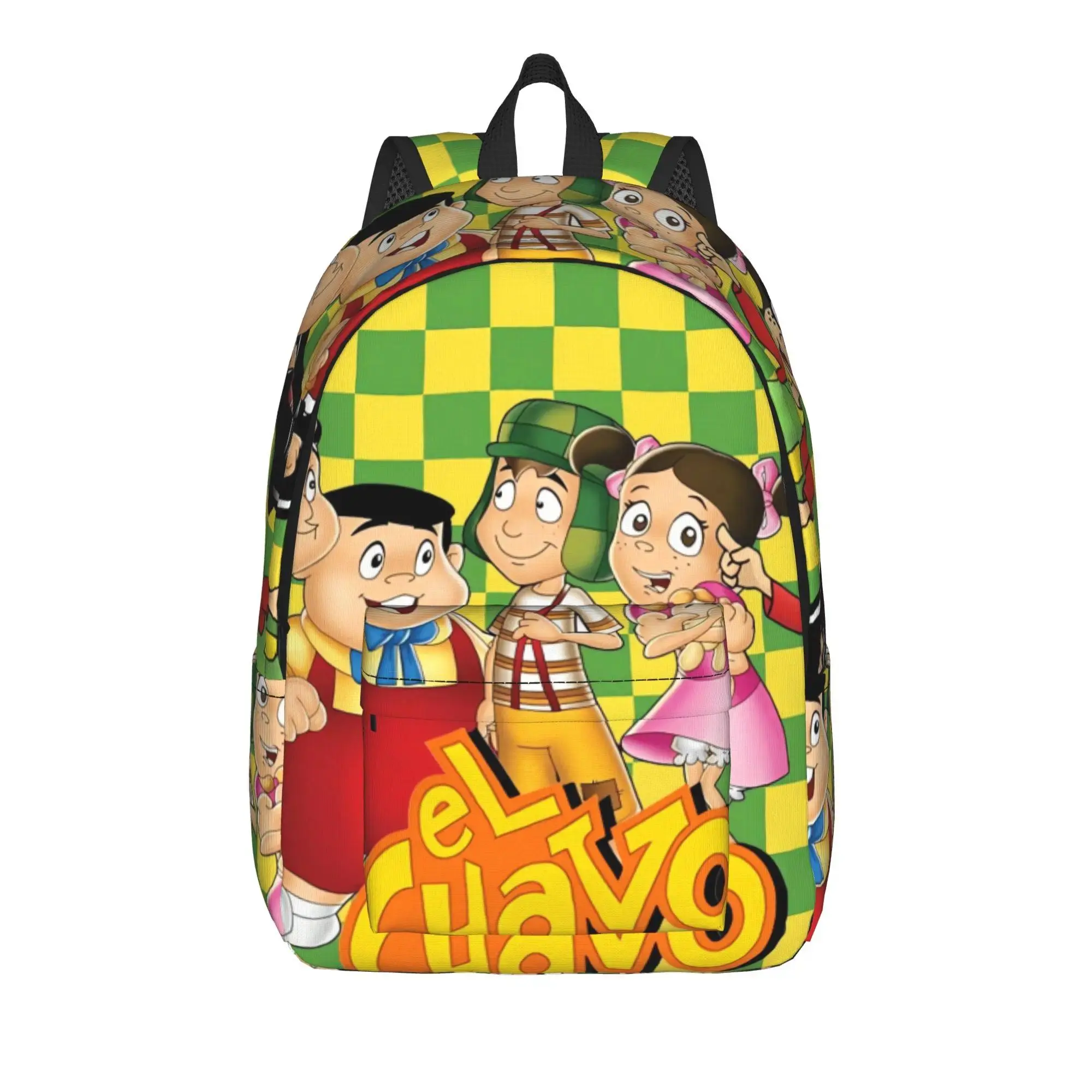 El Chavo del Ocho Backpack Student Unisex  Pattern Backpacks Polyester Casual High School Bags Camping Design Rucksack