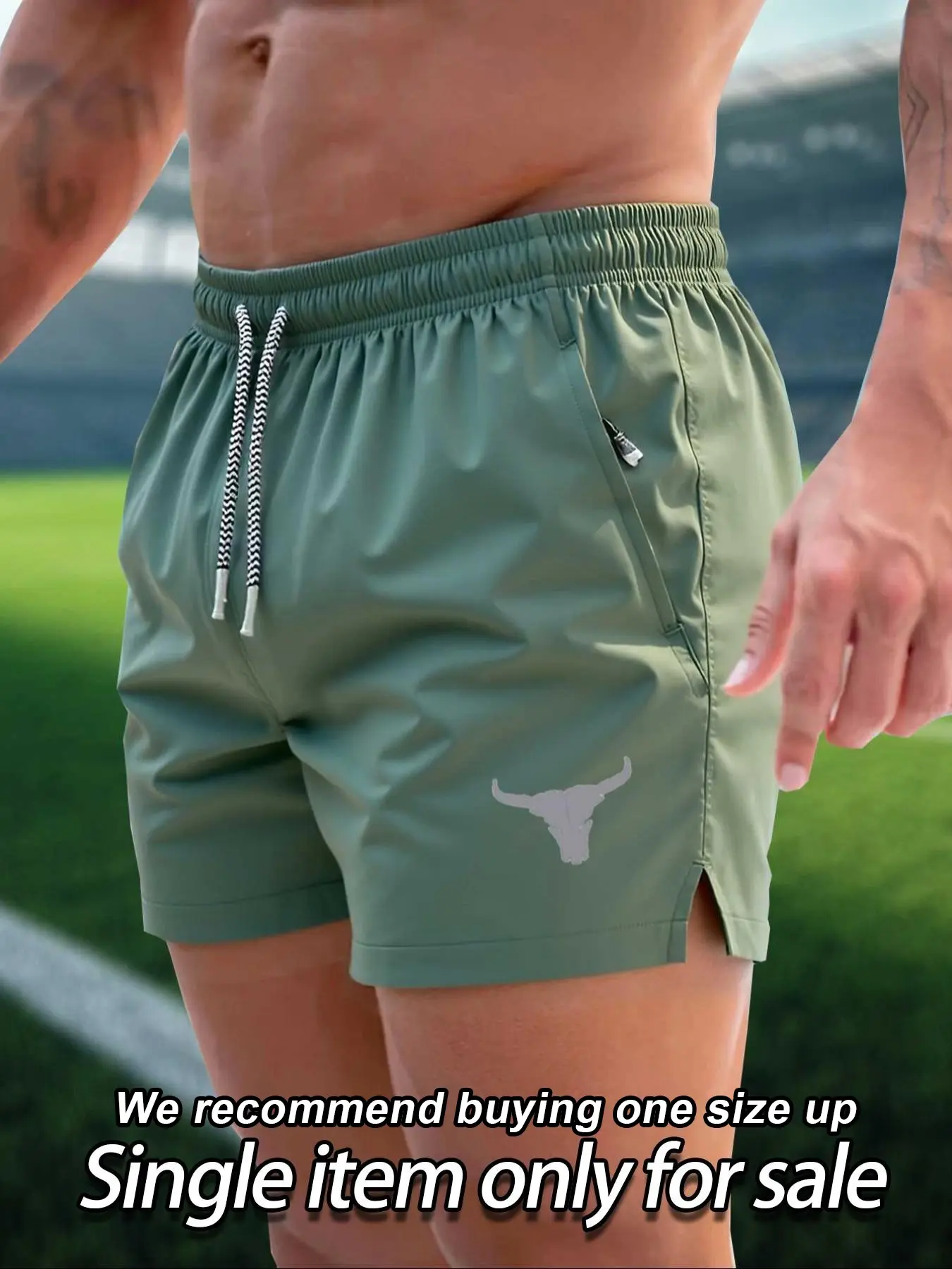 Men's Sweatpants with Side Zipper Pockets, Lightweight Polyester, Ideal for Beaches, Gyms, Outdoor Activities, Non-Stretchy Casual Shorts