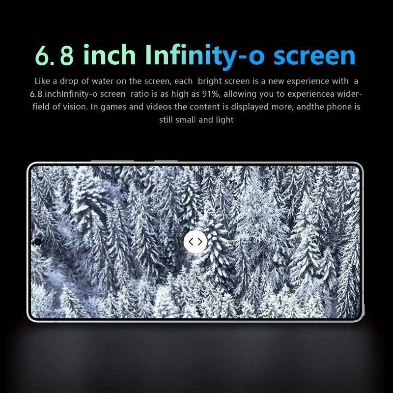 U24 Ultra Android Phone-8GB+256GB  Unlocked Cell Phone with Stylus Pen, 6.8" HD Display, Android 13 OS, Fast Charging