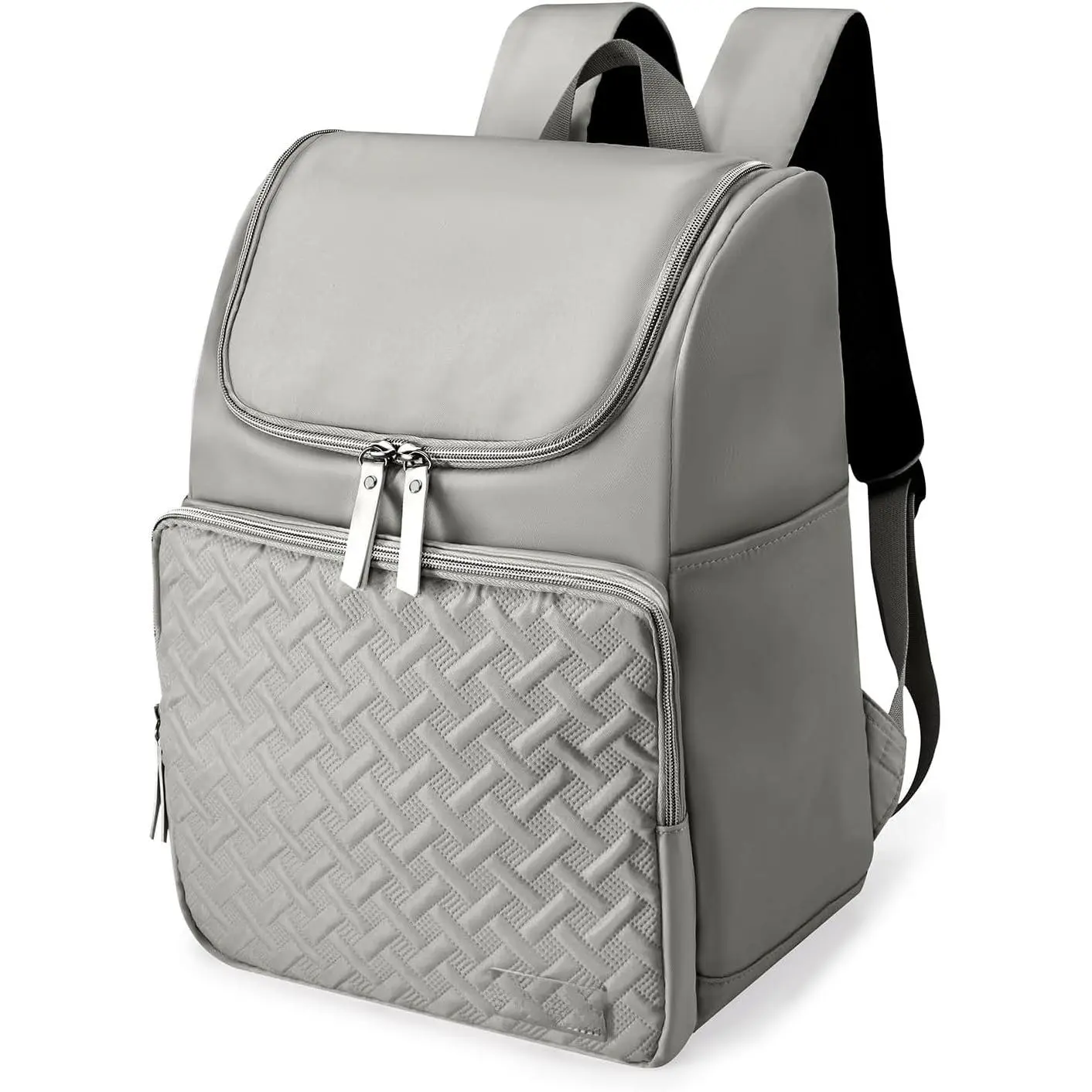 Cooler Backpack Insulated Leak Proof 33 Cans,  Hiking Backpack Cooler Soft Cooler Bag Lunch Backpack for Picnic Camping Beach, Gray