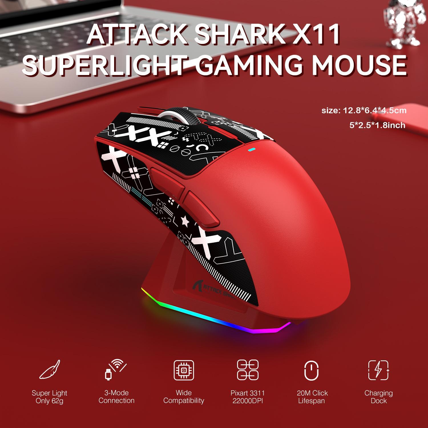Wireless Gaming Mouse, Rechargeable RGB Lighting Mouse with Charging Base, Optical Sensor Mouse for Gaming & Office #GLOBAL PICKS