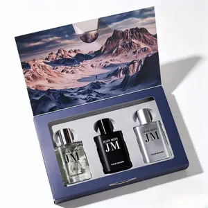 JEAN MlSS Men's Perfume Gift Set (3 × 30ml) with Long-Lasting Ocean Cedarwood & Amber Scents ldeal Gift for Boyfriend Gift for Men Daily Use Fragrance for Men