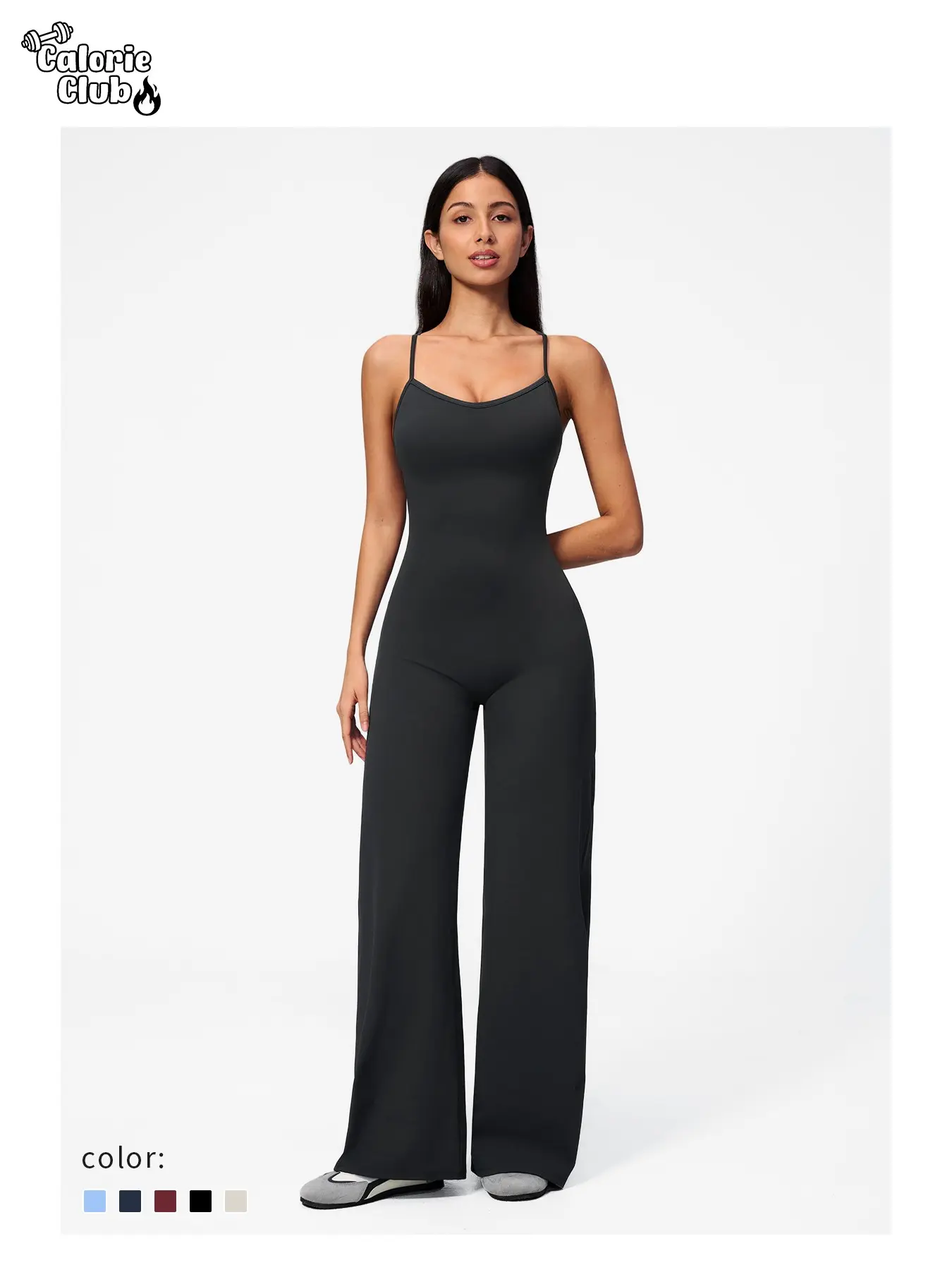 Women's Sporty Tank Top Bodysuit, Shaping Seamless Design, Outdoor Leisure Yoga Long Pants, Comfortable Fit for Active Lifestyle, Casual Sporty Jumpsuit, Fitness Yoga Jumpsuit