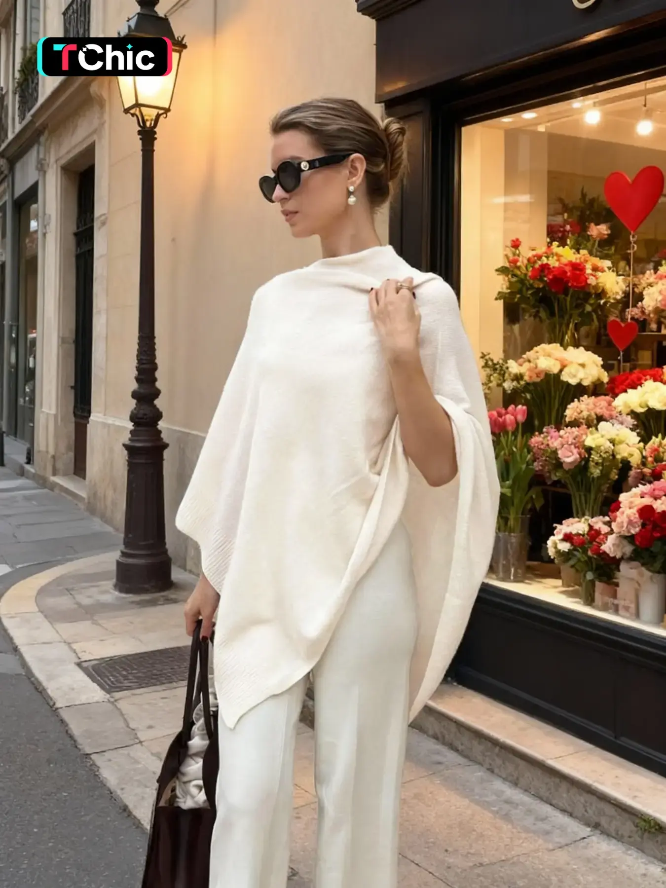 Valentine‘s Day Essential & Perfect Gift - Women‘s Plain Loose Knit Shawl, Soft Shawl, Elegant Winter Fall Wrap Scarf, Versatile & Comfortable Fashion Accessory