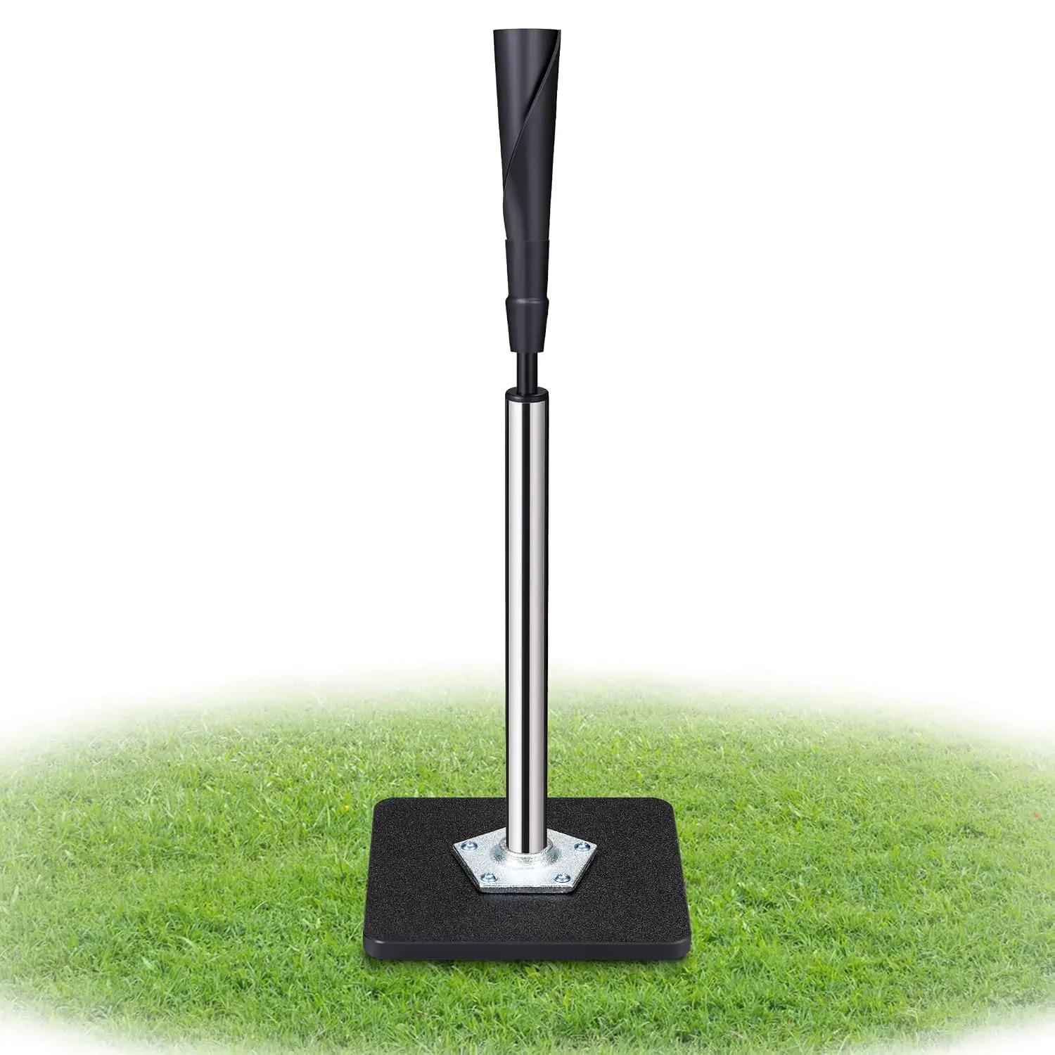 Adjustable Baseball & Softball Batting Tee - 25-37 Inch Height Adjustment for Hitting Practice
