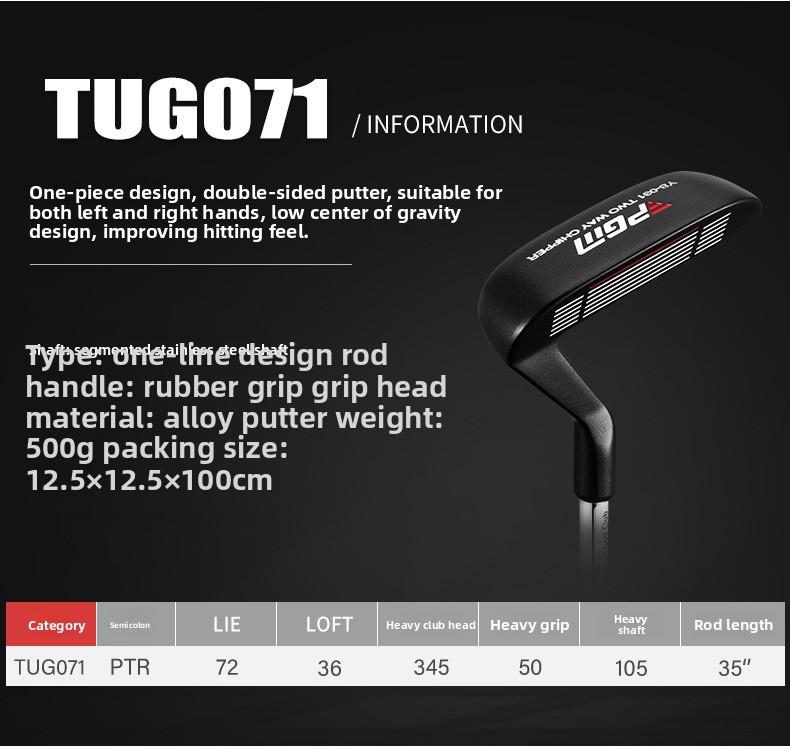 Golf Putter/Chipper - Dual-Sided (Men's & Women's), Left/Right-Handed, 36-Degree Sand Wedge - For Approach & Green Play