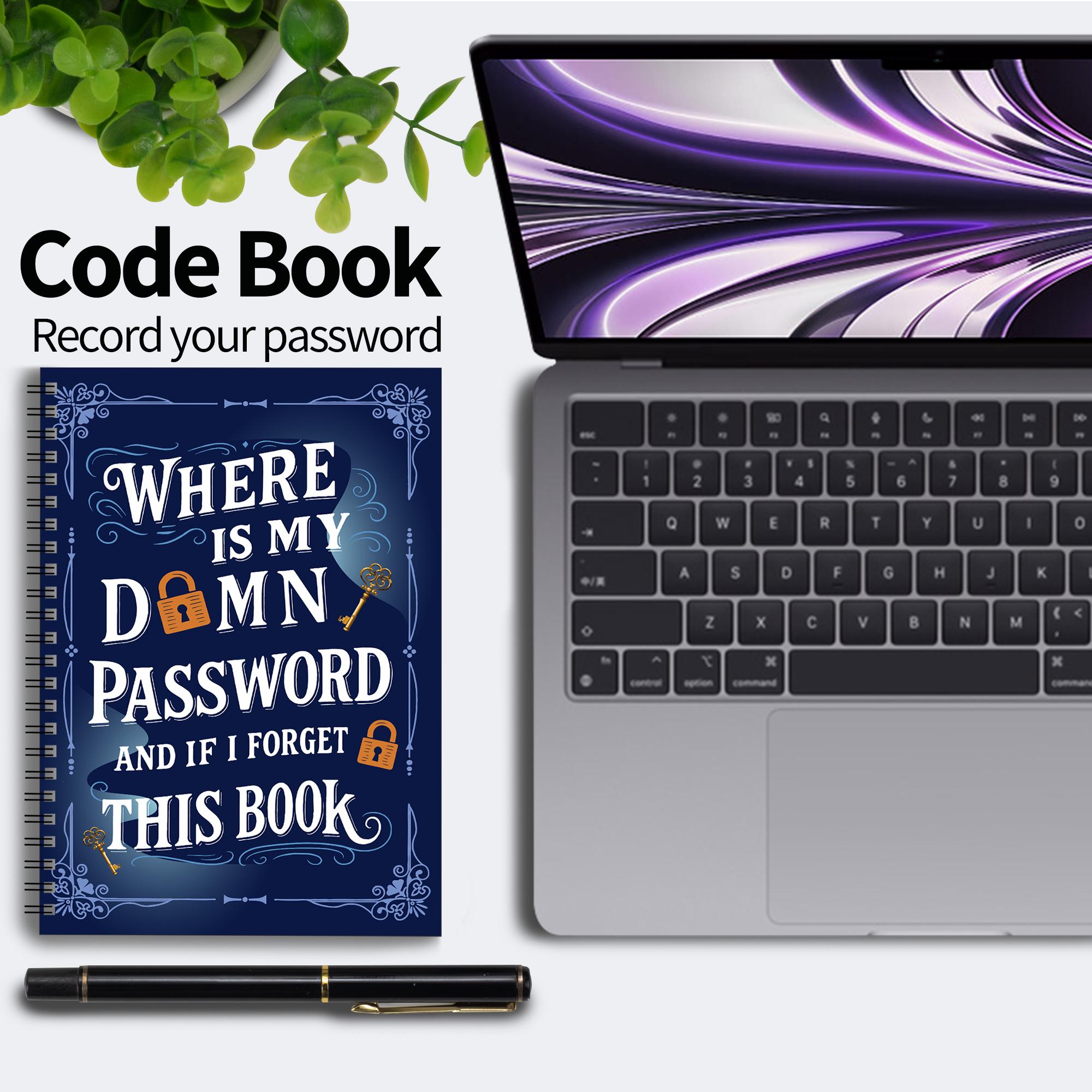 1pc Simple Password Book, Minimalist Advanced Address Password Manager With Website Password Quick Access Username And Password Storage Perfect For Home Office Internet Computer Logins, Great Holiday Gifts