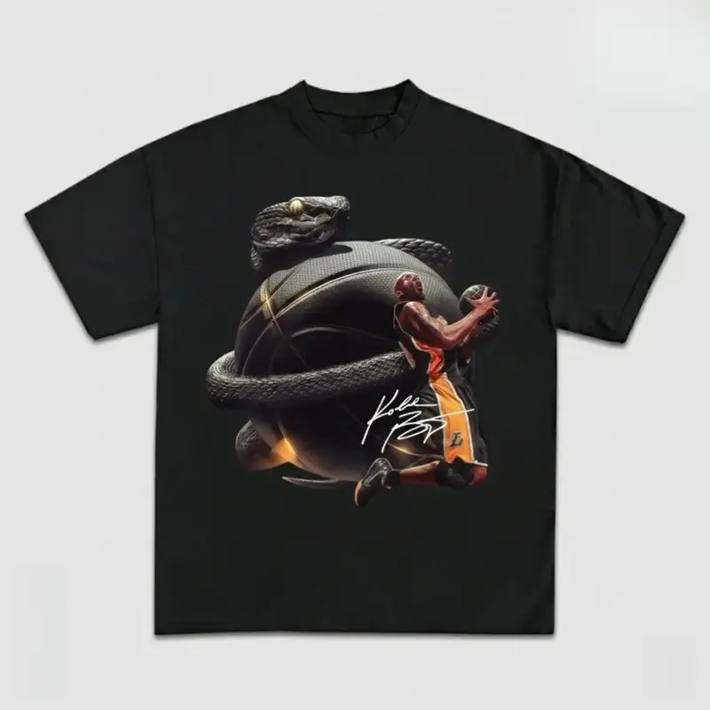 Adults and Youth Kobe Bryant Black Mamba Graphic T-shirt, summer tee, vintage y2k, graphic tees for boys, mens clothing, youth boys clothing, kids clothing, streetwear, youth boy clothes