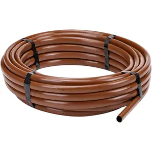R292DP 1/2-Inch Drip-A-Long Dripline with 1 GPH Pressure Compensating Emitters, 18-Inch Spacing, 50-Foot, for Drip Irrigation and Drip Irrigation Systems, Black