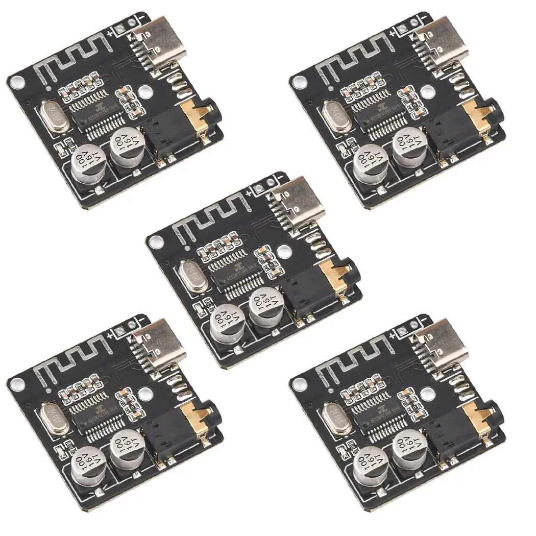 5 count  5.0 Mp3 Lossless Decoder Board VHM-314 USB-C Audio  Receiver Board  Stereo  Module Type-C