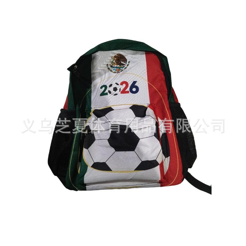 New 2026 US, Canada and Mexico World Cup Products Mexico Canvas Bag Storage Bag Free Design Football Bag gym Pastel Embroidered Tote
