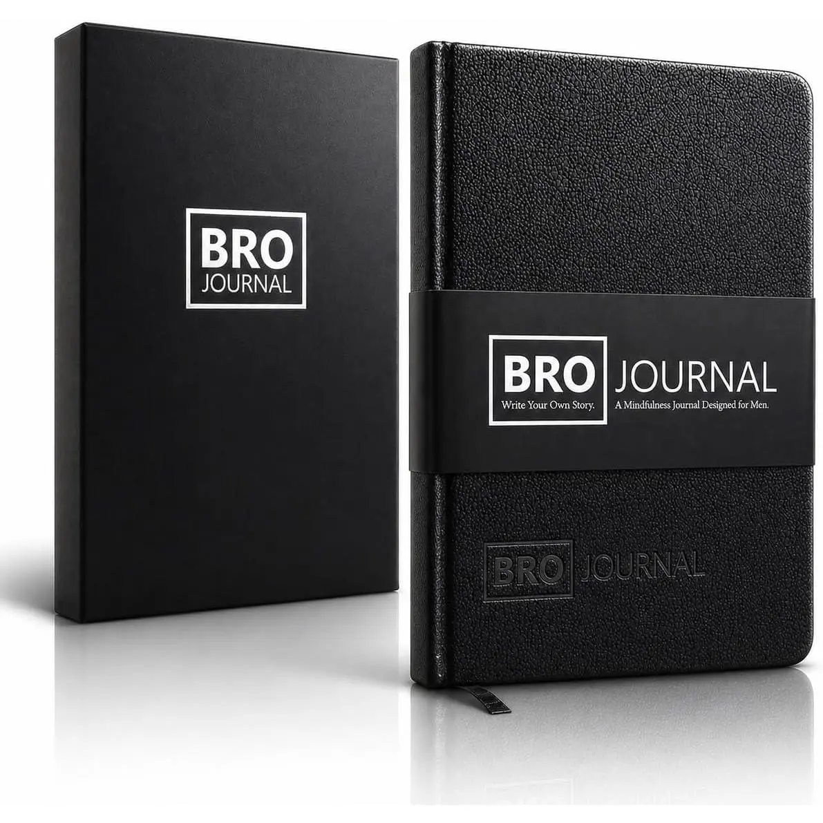 Self Mastery Journal for Men | 12-Week Guided System for Gratitude, Mindfulness & Habit Building with Structured Daily Prompts | Build Discipline & Mental Clarity | A5 Vegan Leather Hardcover | -
