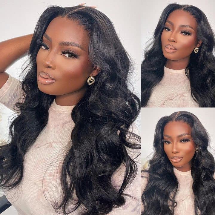 Body Wave Human Hair Bundles 24 32 34 Inch 12A Body Wave bundles Unprocessed Brazilian Virgin Hair 3 Bundles Human Hair Deals Real Human Hair Natural Black Colo For Woman