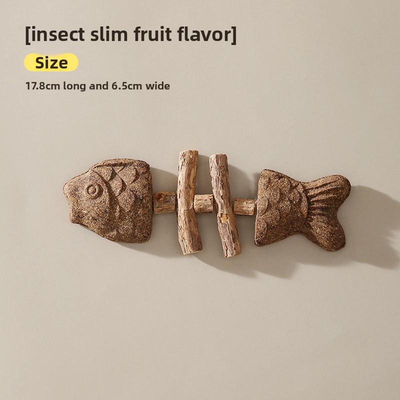 Silvervine & Catnip Fish Toy for Cats - Realistic Plush Kicker with Dental Cleaning Texture - Chewable & Huggable Pet Toy - Stress Relief & Active Play