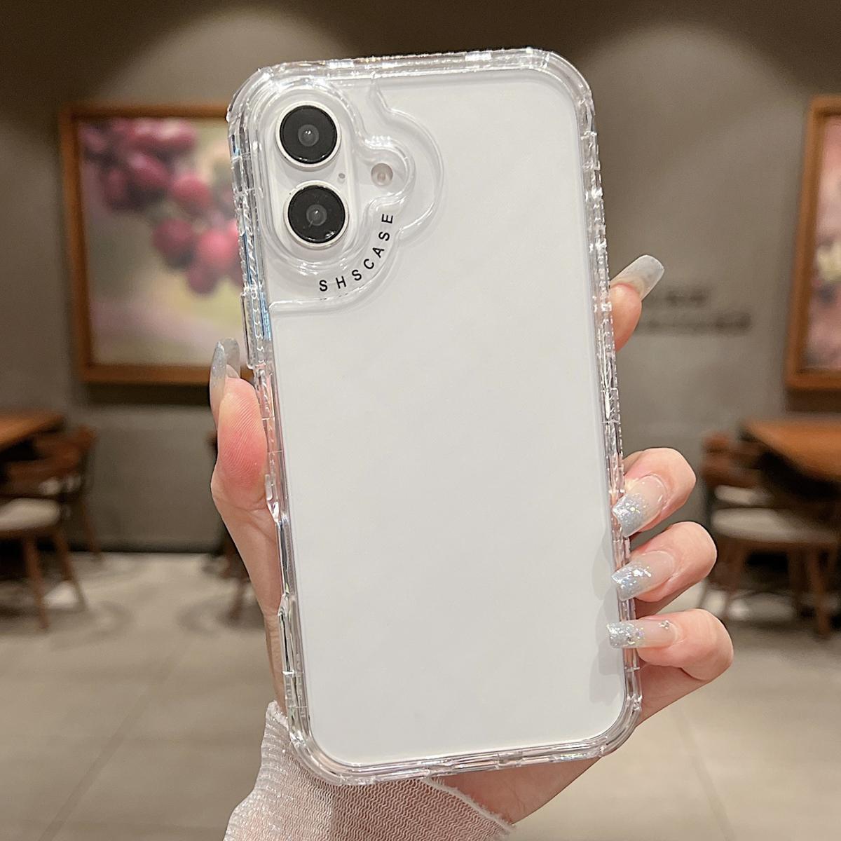 Candy Color Smartphone Case for Multiple iPhone Models (17/16/15/14/13/12 Pro Max) - Durable 3-Layer Anti-Drop Shockproof Heavy Duty Bumper Handheld Casing, Crystal Mobile Phone Accessories Candy Color Smartphone Case for Multiple iPhone Models (17/16/15/14/13/12 Pro Max) - Durable 3-Layer Anti-Drop Shockproof Heavy Duty Bumper Handheld Casing, Crystal Mobile Phone Accessories