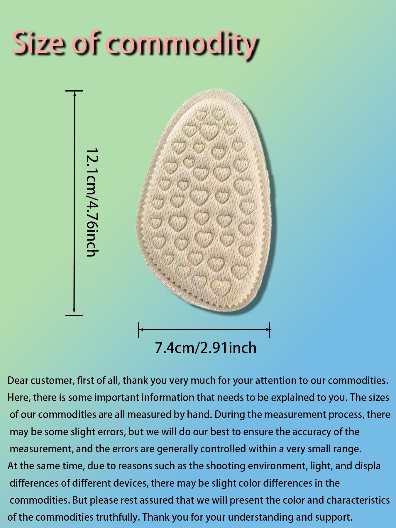 Women's Anti-Slip Shoe Forefoot Insoles, Soft Comfortable Casual Breathable High Heel Inserts, Comfortable Pads for Pain Relief, Anti-Wear & Foot Protection