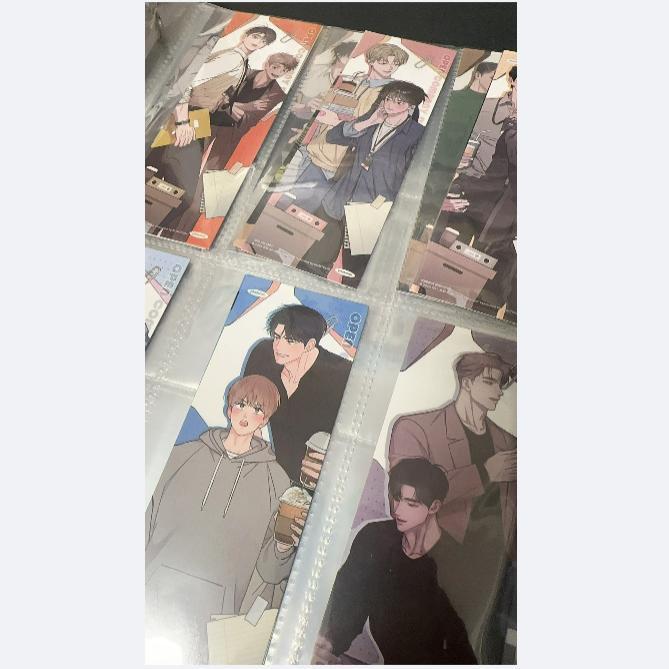 New Korean BL Manhwa Bookmark Comics Characters HD Photocard Postcard Fans Collection Decorate Friends Cosplay Gift