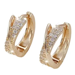 Fashion Cross Hoop Earrings, Premium Vintage Style Ear Buckles, High Texture Retro Antique Jewelry for Women