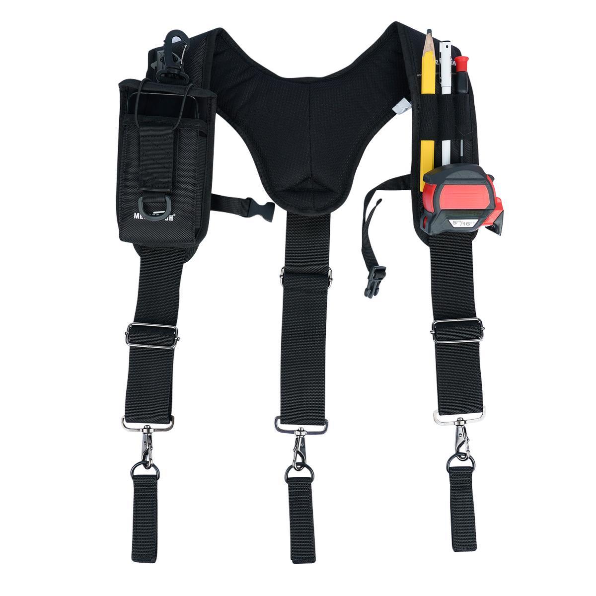 Tool Belt Suspenders Work Belt Suspenders for Men Big and Tall Construction Bag Suspenders Padded Work belt Suspenders for Carpenter/Electrician/ work(Y Back) tool  belt Heavy-Duty Leather Heavy Duty suspender Heavy Duty multi-functional tool  v