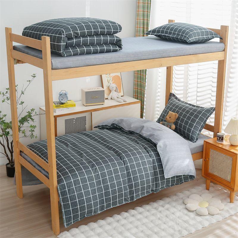 Dormitory Bed Single Three Piece Set College Student Bedding Complete Quilt Cover Full Set